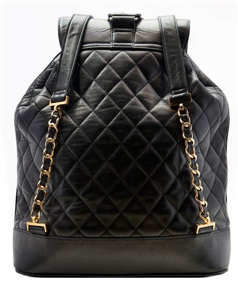 chanel backpack black|Chanel backpack ioffer.